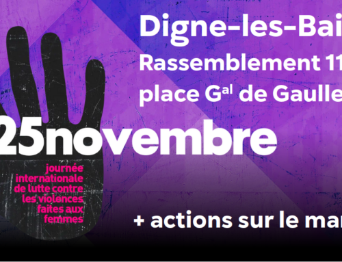 #25 novembre: mobilisation contre les violences faites aux femmes