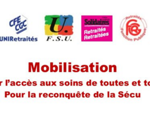 Mobilisation pour la reconquête de tous et toutes, pour la reconquête de la sécu.