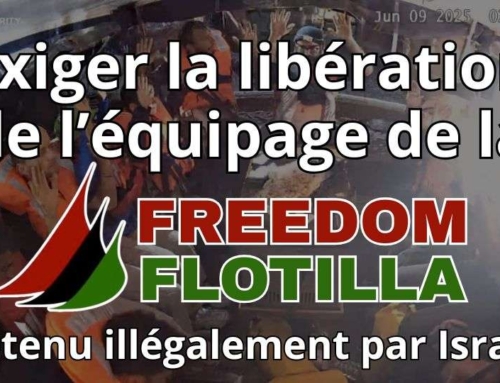 Flottille de la liberté : Exiger la libération inconditionnelle de l’équipage