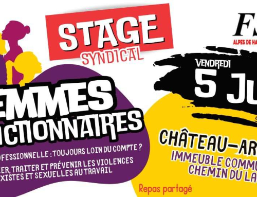 Stage Femmes Fonctionnaires à Château-Arnoux le 5 juin 2026