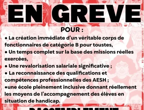 « Fonctionnarisation pour toutes! »: les AESH en grève le 9 juin 2026